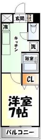 小鶴新田駅 徒歩2分 5階の物件間取画像